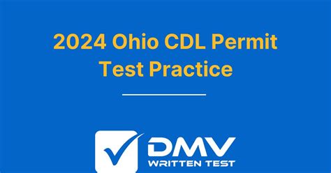 ohio cdl practice test 2022